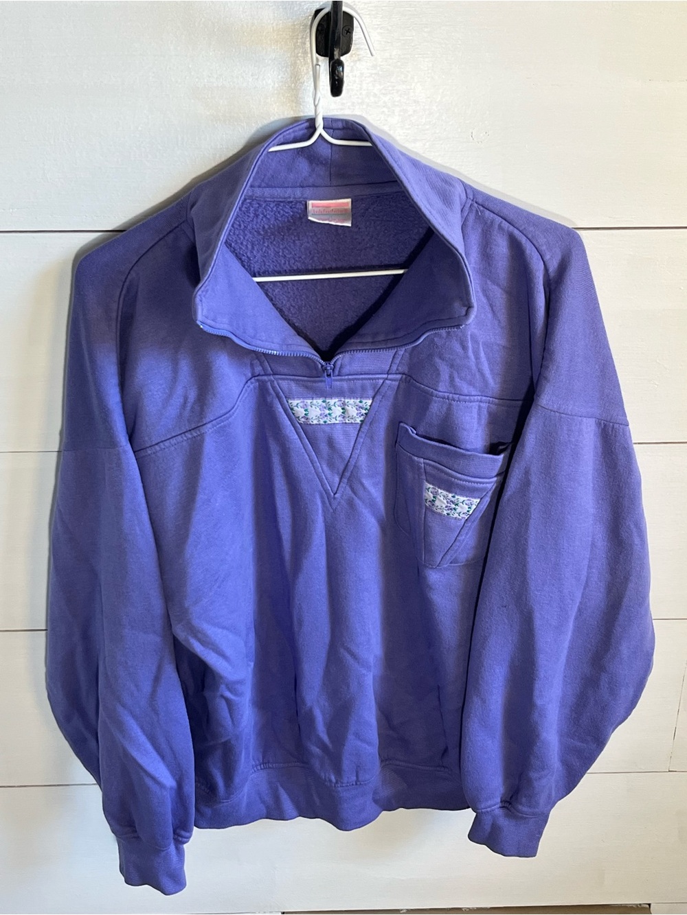 Vintage 1/4 Zip Ladies Footlocker Sweater